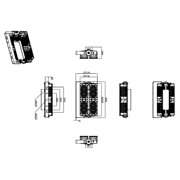 Éclairage marin de haute qualité 300W LED - LX - fl04 - 2 