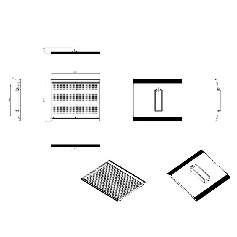 Quantum LED Grow Light Board 150W / 240w / 300W pleine lumière de croissance intérieure spectrale 